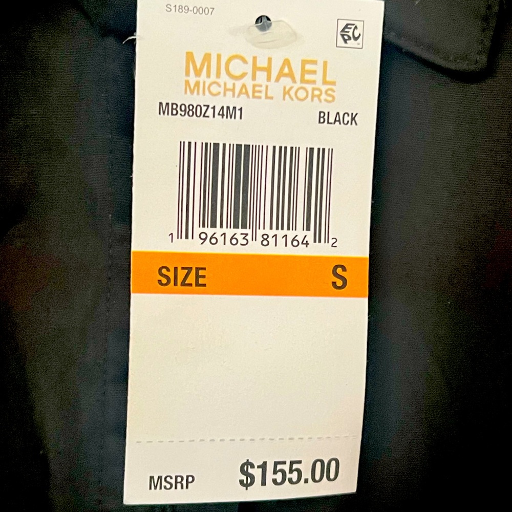 Michael Kors Belted Button Down Dress Size S